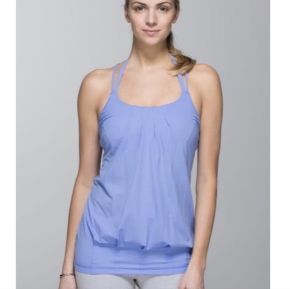 Lululemon Flow and Go Yoga Tank in Periwinkle | Size 6 - Picture 1 of 7